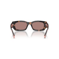 Prada PRB05S 23A60B-53 Mauve Tortoise / Light Brown Lenses