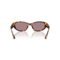 Miu Miu MUA03S 14L20I-53 Honey Havana / Light Purple Brown Lenses