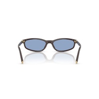 Miu Miu MUA06S 22C60O-54 Moka / Light Blue Lenses