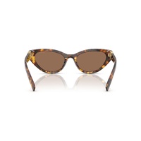 Miu Miu MUA04S 14L60M-54 Honey Havana / Dark Brown Lenses