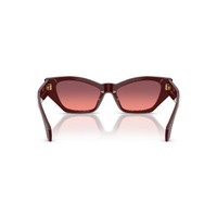Versace VE4488U 551520-53 Solid Red / Pink Violet Gradient Lenses
