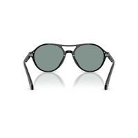 Giorgio Armani AR8236U 507556-55 Black / Grey Vintage Blue Lenses