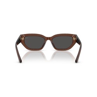 Burberry BE4463D 411687-54 Brown / Dark Grey Lenses