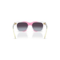 Versace Kids VK4006U 55318G-47 Pink Transparent Yellow Gradient / Grey Gradient Lenses