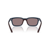 Emporio Armani EA4249U 62607N-55 Matte Blue / Dark Purple Lenses