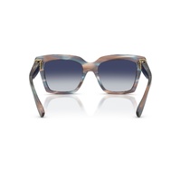 Dolce & Gabbana DG4498 344814-55 Striped Blue / Grey Gradient Blue Lenses