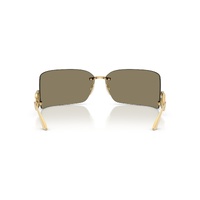 Dolce & Gabbana DG2319 02/5A-79 Gold / Brown Gold Mirror Lenses
