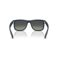 Ray-Ban RB4165 681311-55 Justin Rubber Blue / Grey Gradient Lenses