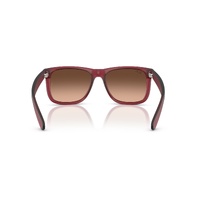 Ray-Ban RB4165 6815A5-55 Justin Rubber Violet / Brown Gradient Lenses
