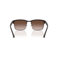 Emporio Armani EA2087 339013-56 Matte Brown / Brown Gradient Lenses