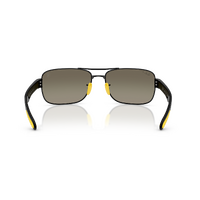 Ray-Ban RB3763M F1205J-64 Scuderia Ferrari Collection Black / Grey Gradient Mirror Polarised Lenses