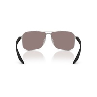 Prada Linea Rossa PSA53S 18X80I-62 Matte Champagne / Purple Brown Mirror Silver Lenses