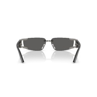 Versace VE2291 10006G-59 Gunmetal / Dark Grey Silver Mirror Lenses