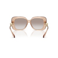 Versace VE4499U 55386E-57 Opal Rose / Brown Gradient Gold Mirror Lenses