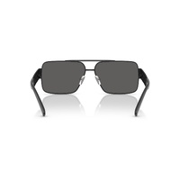 Versace VE2290 12616G-61 Matte Black / Dark Grey Silver Mirror Lenses