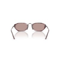 Giorgio Armani AR8242 630513-50 Striped Purple / Light Purple Brown Lenses