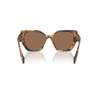 Prada PR19ZS 14L06B-55 Honey Tortoise / Dark Brown Lenses