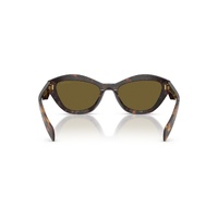 Prada PRA02S 17N09Z-52 Root Tortoise / Dark Brown Lenses