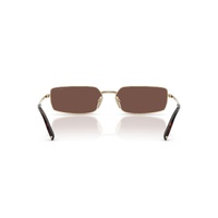 Prada PRA60S ZVN80T-59 Pale Gold / Black Chocolate Lenses