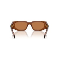 Prada PR09ZS 20H90Q-54 Transparent Dark Brown / Brown Lenses