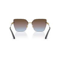 Dolce & Gabbana DG2321 02/48-62 Gold / Azure Pink Brown Gradient Lenses