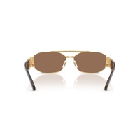 Versace VE2287 100273-58 Gold / Dark Brown Lenses