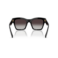 Dolce & Gabbana DG4512 32888G-53 Black Texture Cocco / Grey Gradient Lenses