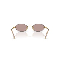 Miu Miu MUA54S 5AK20I-51 Gold / Light Purple Brown Lenses