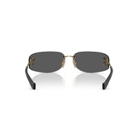 Miu Miu MUA51S 5AK5S0-75 Gold / Dark Grey Lenses