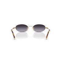 Miu Miu MUA54S ZVN5D1-51 Pale Gold / Grey Gradient Lenses