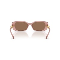 Versace VE4504D 553573-56 Opal Pink / Dark Brown Lenses