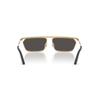 Dolce & Gabbana DG2327 131387-60 Gold w Silver / Dark Grey Lenses