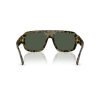 Dolce & Gabbana DG4516 34049A-55 Black On Yellow Havana / Dark Green Polarised Lenses