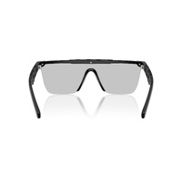 Burberry BE4480D 300169-41 Black / Light Grey Tampo Silver Mirror Lenses
