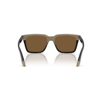 Emporio Armani EA4260 631373-55 Black w Beige / Brown Lenses