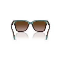 Emporio Armani EA4261 631813-55 Transparent Brown w Teal / Brown Gradient Lenses