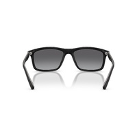 Emporio Armani EA4257U 500181-57 Matte Black / Grey Gradient Polarised Lenses