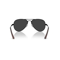 Ray-Ban RB3925 002/48-58 Aviator Max Black / Black Polarised Lenses