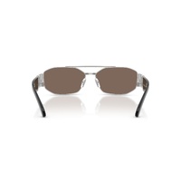 Versace VE2287 1000AP-58 Silver / Clear Real Platinum Mirror Lenses
