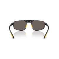 Ray-Ban RB3776M F128B1-58 Scuderia Ferrari Collection Matte Black / Dark Grey Lenses