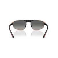 Ray-Ban RB3776M F12771-58 Scuderia Ferrari Collection Matte Rose Gold / Grey Gradient Lenses