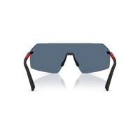 Prada Linea Rossa PSB50S 1BO06A-36 Black / Dark Blue Lenses