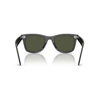 Ray-Ban RB2240 144431-50 Wayfarer White On Black / Green Lenses