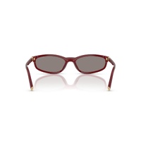 Miu Miu MUA06S 21I80Q-54 Opaline Bordeaux / Dark Grey Lenses