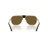 Versace VE2294 10025A-61 Gold / Brown Mirror Gold Lenses