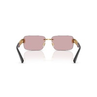 Versace VE2298 10021T-58 Gold / Pink Gold Mirror Lenses