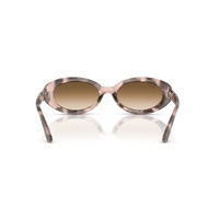 Ray-Ban RB2223 144951-54 Opal Pink Havana / Clear Brown Gradient Lenses
