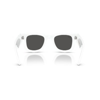 Ray-Ban RB4940B 686387-47 Wayfarer Puffer White w Strass / Dark Grey Lenses