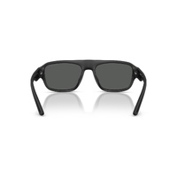 Emporio Armani EA4266U 500187-55 Rubberised Matte Black / Dark Grey Lenses