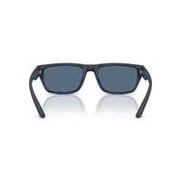 Emporio Armani EA4267U 618580-57 Rubberised Matte Blue / Dark Blue Lenses